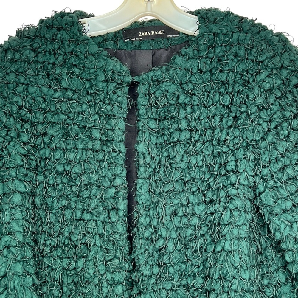 Zara Basic Green‎ Jacket - Picture 2 of 7